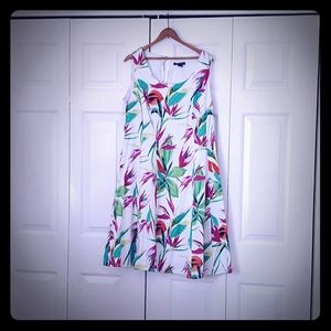 White and pink dress